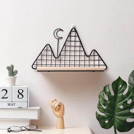 Nordic Style Metal Wall Shelf
