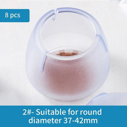 8Pcs Noise-Reduction Silicone Furniture Feet Pad