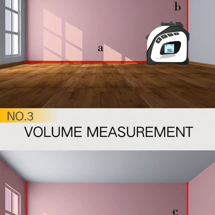 Digital Laser Rangefinder Measure Tape