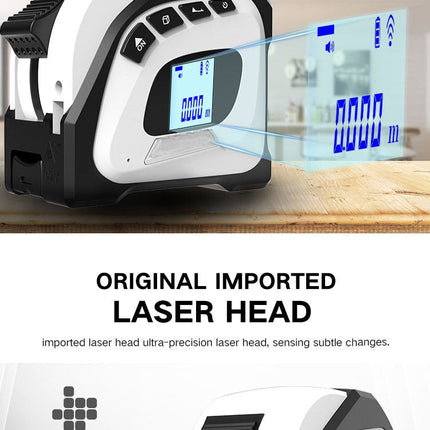Digital Laser Rangefinder Measure Tape