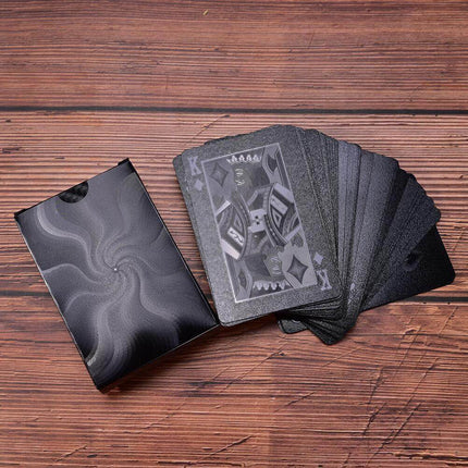 Elegant Black Diamond Poker Cards