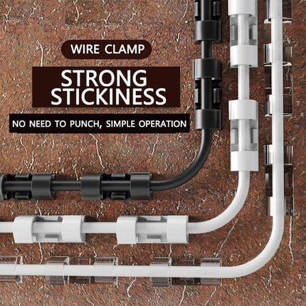 20Pcs Self Stick Wire Organizer