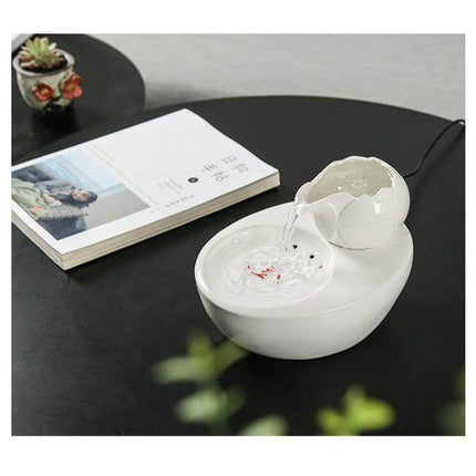 Ceramics Cat Water Dispenser