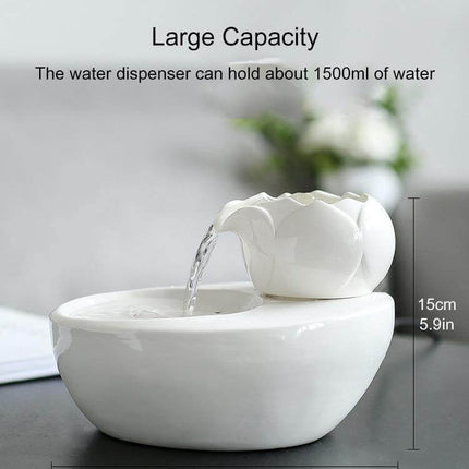 Ceramics Cat Water Dispenser