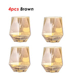 4pcs Cups Brown