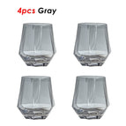 4pcs Cups Gray