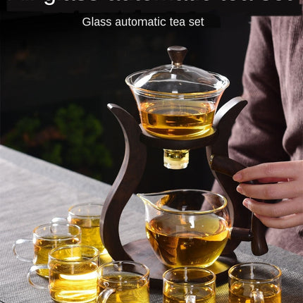 Elegant Glass Magnetic Tea Infuser Set