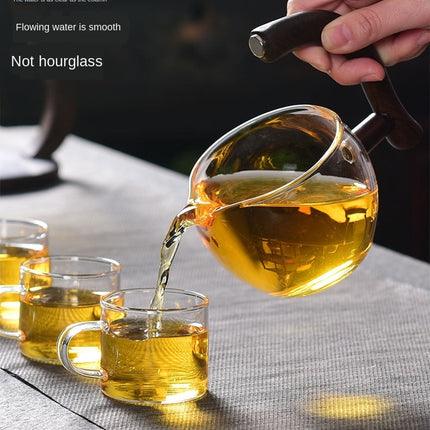 Elegant Glass Magnetic Tea Infuser Set