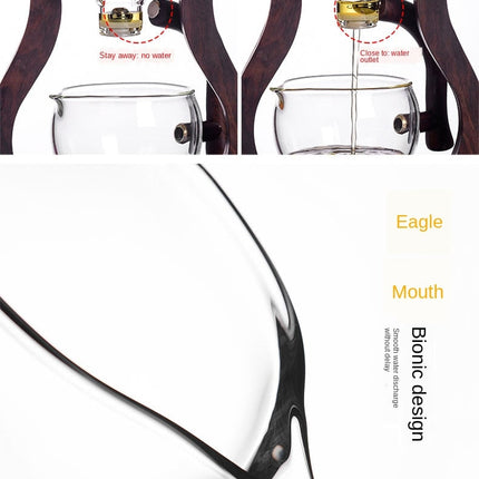 Elegant Glass Magnetic Tea Infuser Set