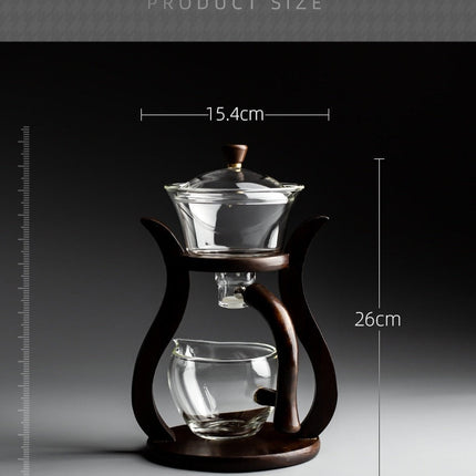 Elegant Glass Magnetic Tea Infuser Set