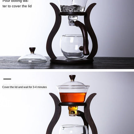 Elegant Glass Magnetic Tea Infuser Set