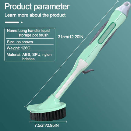 Multifunctional Kitchen Dish Soap Dispensing Brush