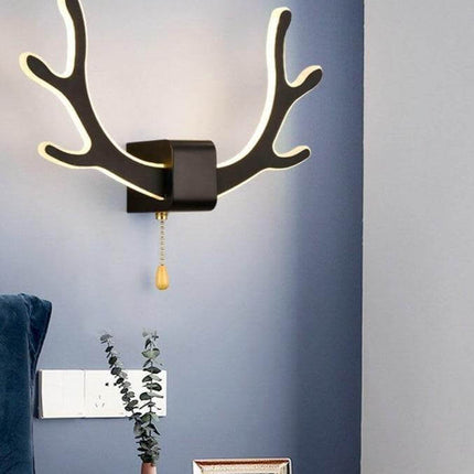 Creative Deer Antler Wall Lamp with Motion Sensor