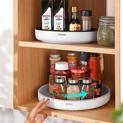 360° Rotating Tray Seasoning Bottle Organizer