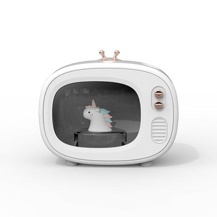 Portable Mini TV USB Humidifier Lamp
