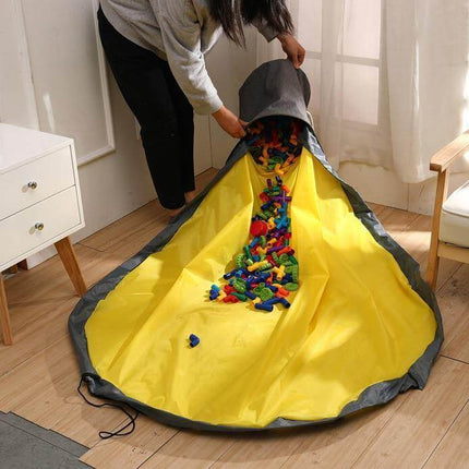 Portable Toy Easy Clean-up Storage Organizer Bag