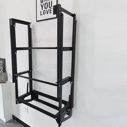 Foldable Multifunctional Wall-Mounted Shelf Table