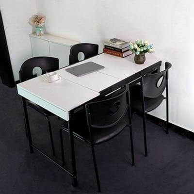 Foldable Multifunctional Wall-Mounted Shelf Table