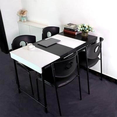 Foldable Multifunctional Wall-Mounted Shelf Table