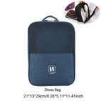C Dark Blue Shoe Bag