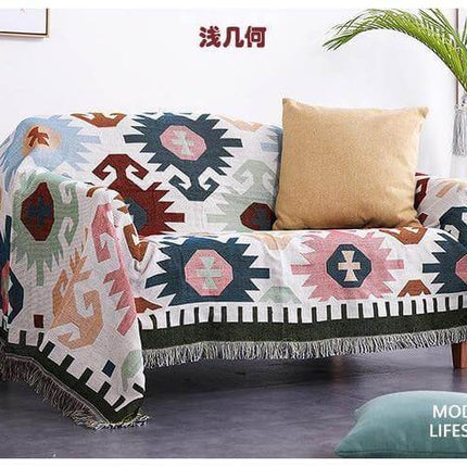 Boho StyleKnitted Blanket