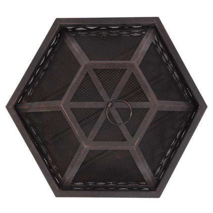 Geometric Garden Fire Pit Stove