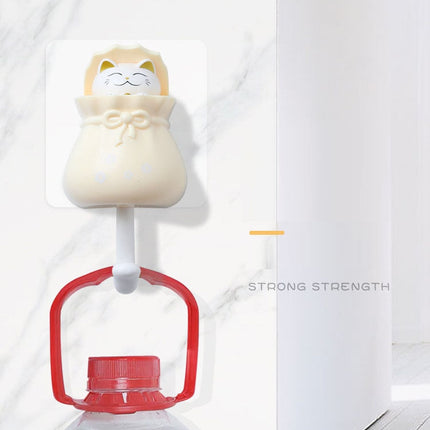 Cute Cat Sticky Hook Hanger