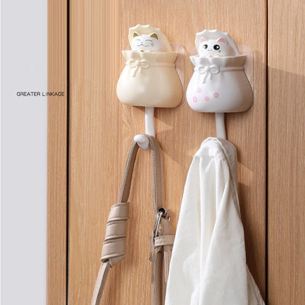 Cute Cat Sticky Hook Hanger