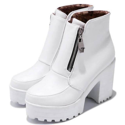 Platform Thick High Heels Women Boots