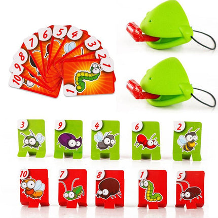 Frog Tongue Mask Cards Toy Set