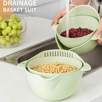 Multifunctional Double-Layer Drain Basket