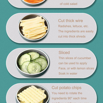 Multifunctional Pastel Vegetable Cutter