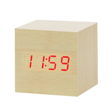 Nordic Digital Led Voice Control Alarm Clock