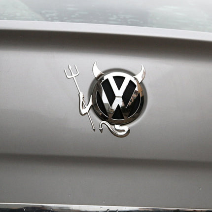 3D Funny Little Devil Demon Horns Sticker for Cars