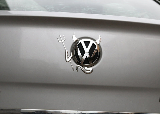 3D Funny Little Devil Demon Horns Sticker for Cars