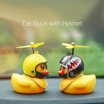 3pcs Mission Serious Car Duck with Helmet