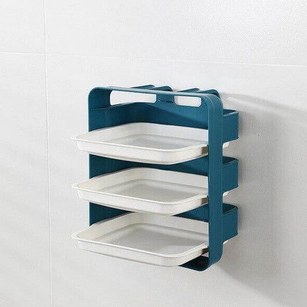 Wall-Mounted Space Saving Kitchen Organizer