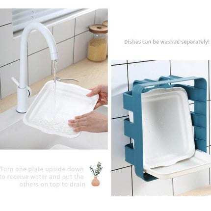 Wall-Mounted Space Saving Kitchen Organizer