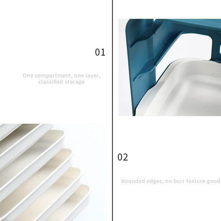 Wall-Mounted Space Saving Kitchen Organizer