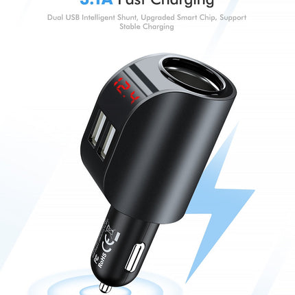 Dual USB Car Digital Charger