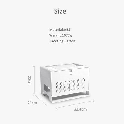 Elegant Desktop Wifi Router Organizer Storage Box