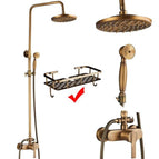 Brass A with shelf