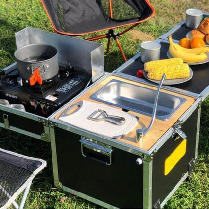 Portable Foldable Outdoor Camping Cooking Kitchen Table