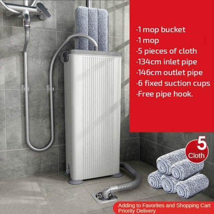 Easy Clean No Hand Dry Wet Lazy Mop