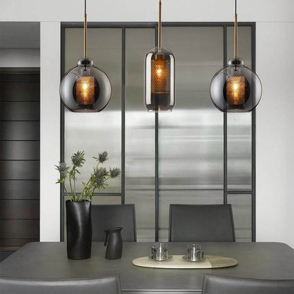 Elegant Honeycomb Bulb Pendant Lights