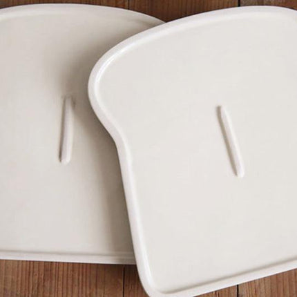 Ceramic Toast Breakfast Plate