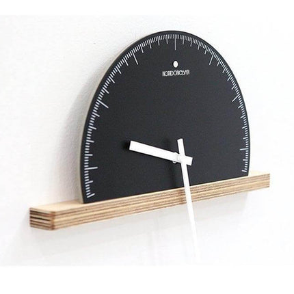 Modern Geometry Half Nordic Wall Clock
