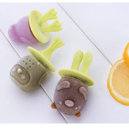 Creative Animal Silicone Homemade Popsicle Mold