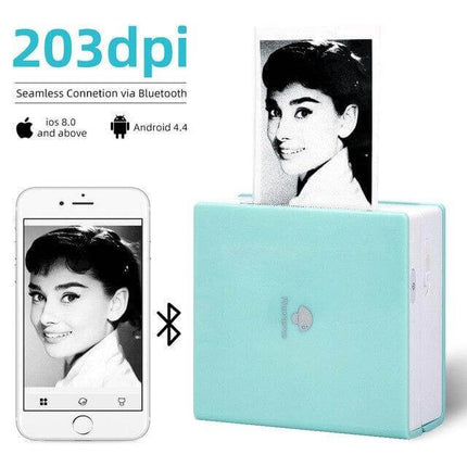 Wireless Pocket Size Label Photo Printer