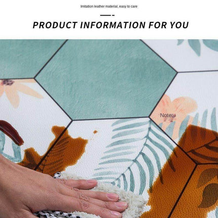 Non-Slip Dust Proof Nordic Style Hexagon Door Mat